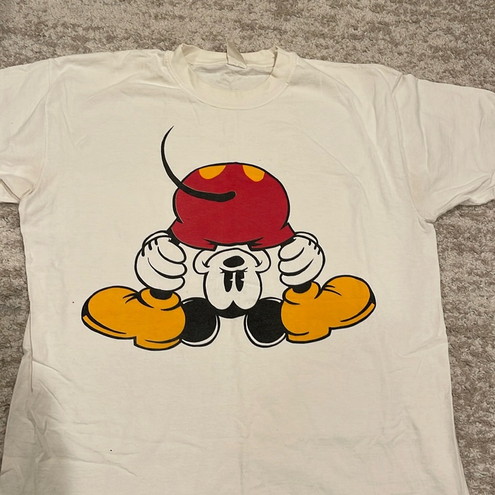 Vtg 80s Xl Mickey Mouse Disney Shirt